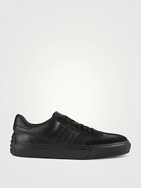 Leather Low-Top Sneakers