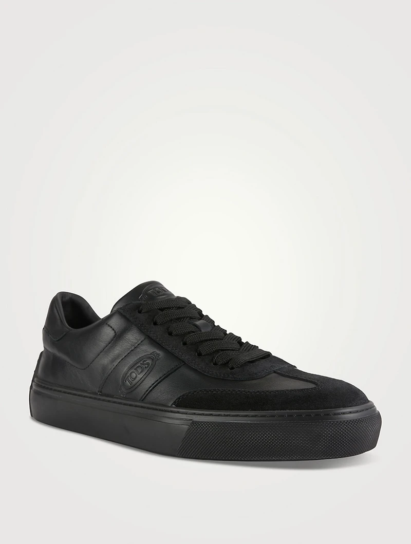 Leather Low-Top Sneakers