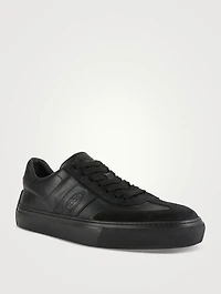 Leather Low-Top Sneakers