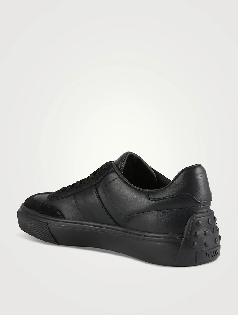 Leather Low-Top Sneakers