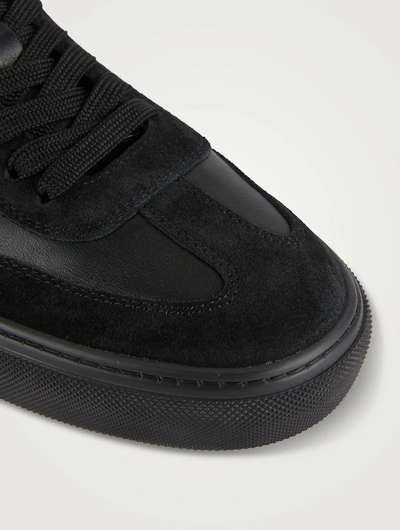 Leather Low-Top Sneakers