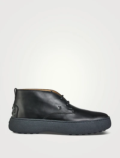 Leather Desert Boots