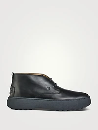 Leather Desert Boots