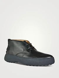 Leather Desert Boots