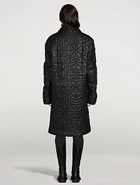 Moose Knuckles x Telfar Quilted Leather Peacoat