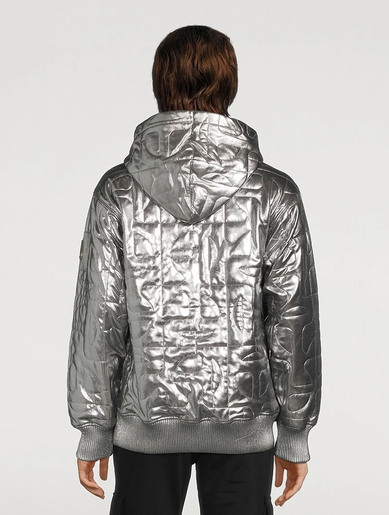Moose Knuckles x Telfar Metallic Quilted Hoodie