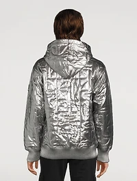 Moose Knuckles x Telfar Metallic Quilted Hoodie