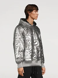 Moose Knuckles x Telfar Metallic Quilted Hoodie