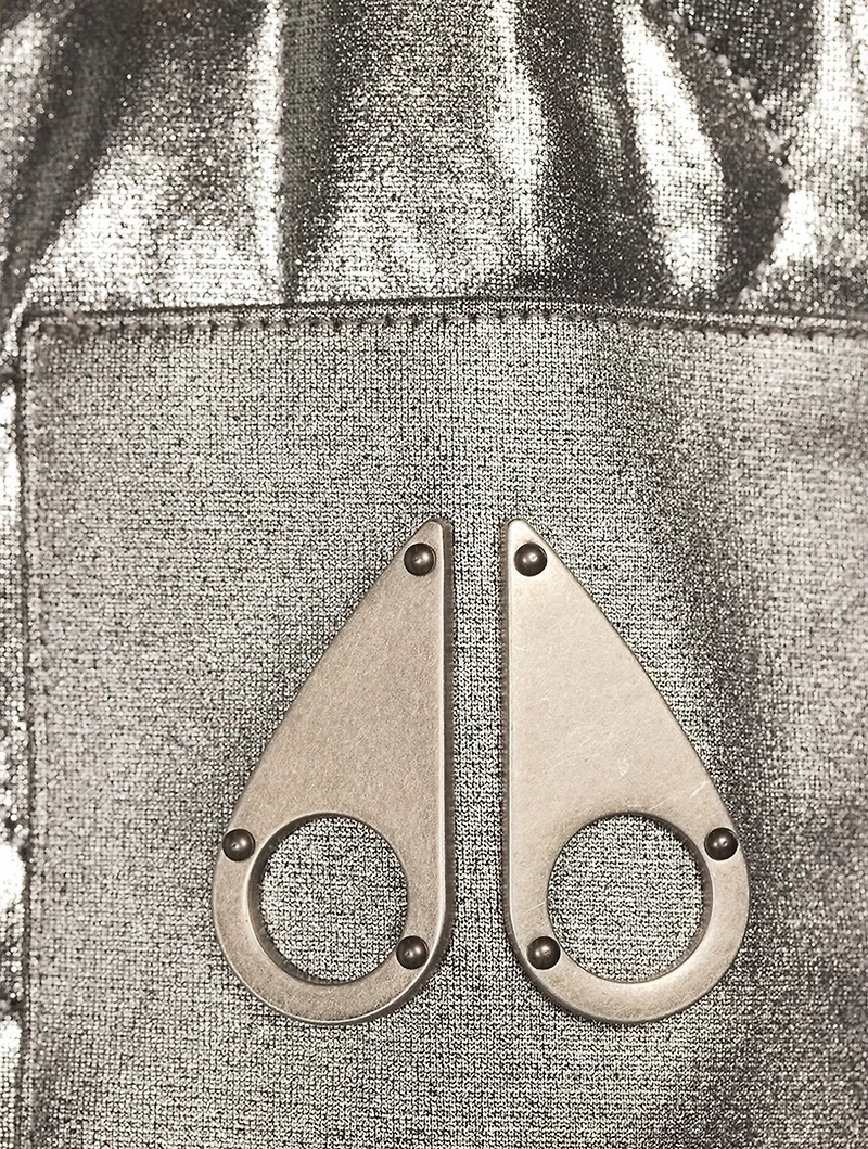 Moose Knuckles x Telfar Metallic Quilted Hoodie