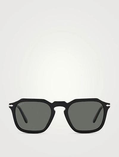 0PO3292S Rectangular Sunglasses