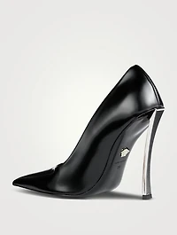 Pin Point Leather Pumps