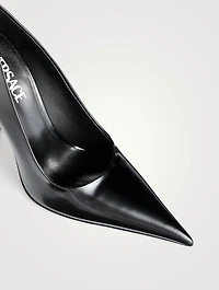Pin Point Leather Pumps