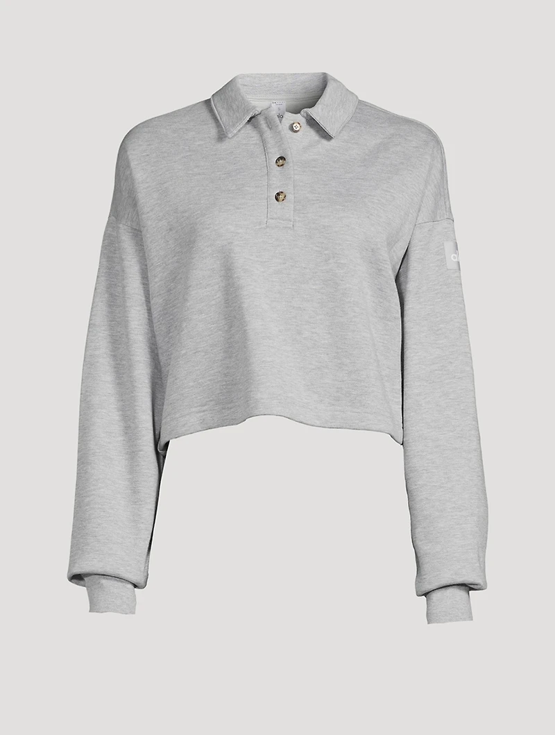 Henley Polo Sweater