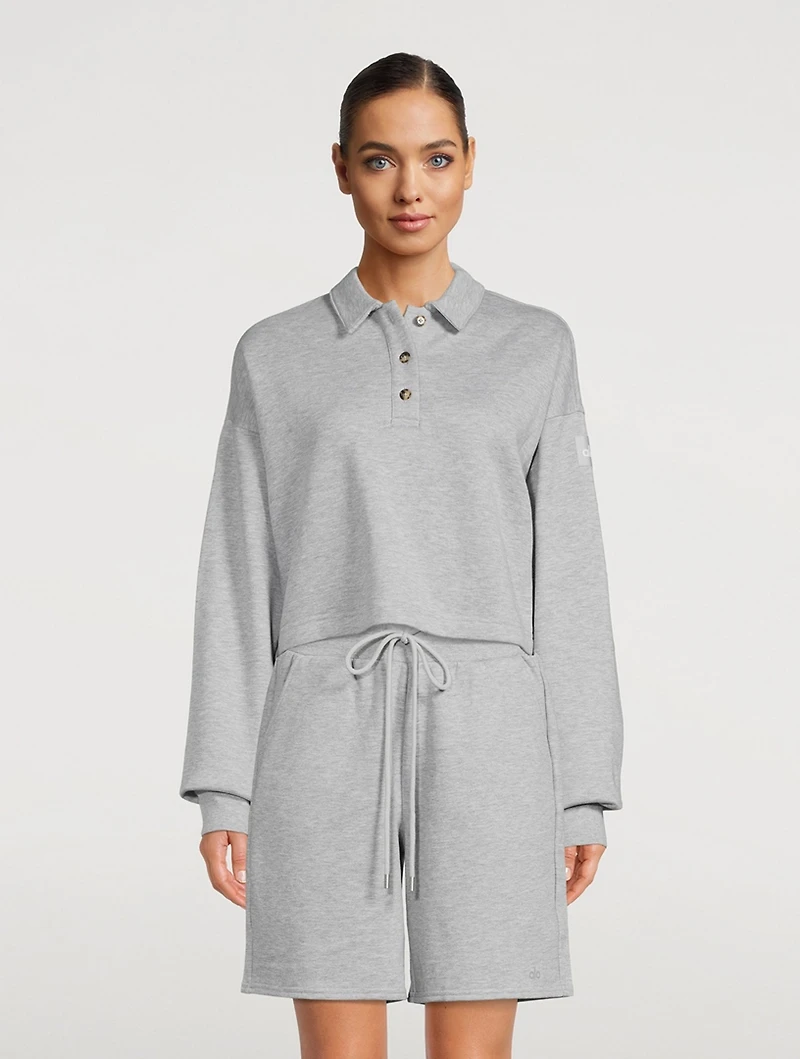 Henley Polo Sweater