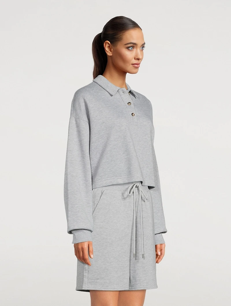 Henley Polo Sweater