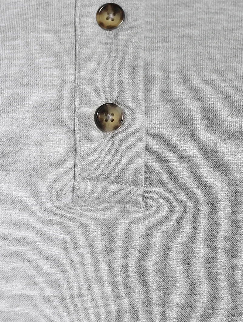 Henley Polo Sweater
