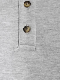 Henley Polo Sweater