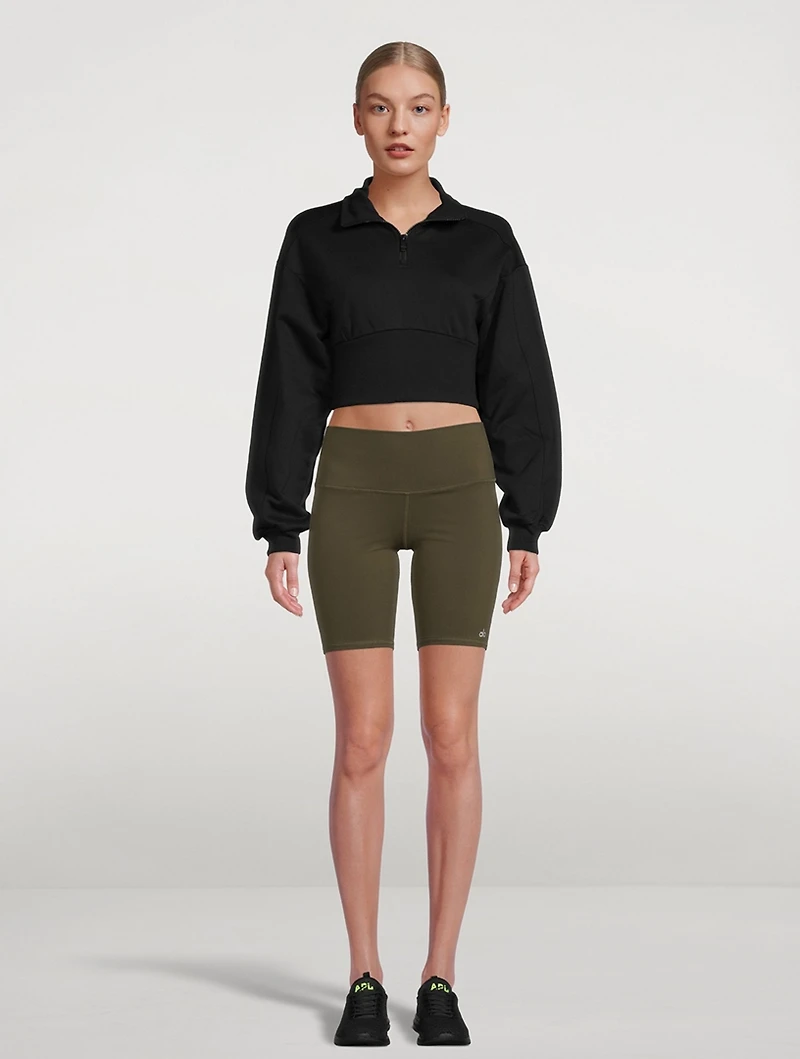 High-Waisted Biker Shorts