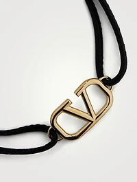 VLOGO Leather Cord Bracelet