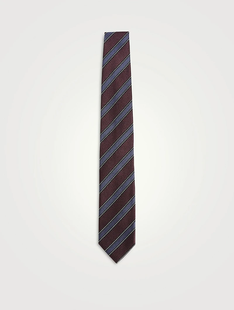 Silk Striped Tie