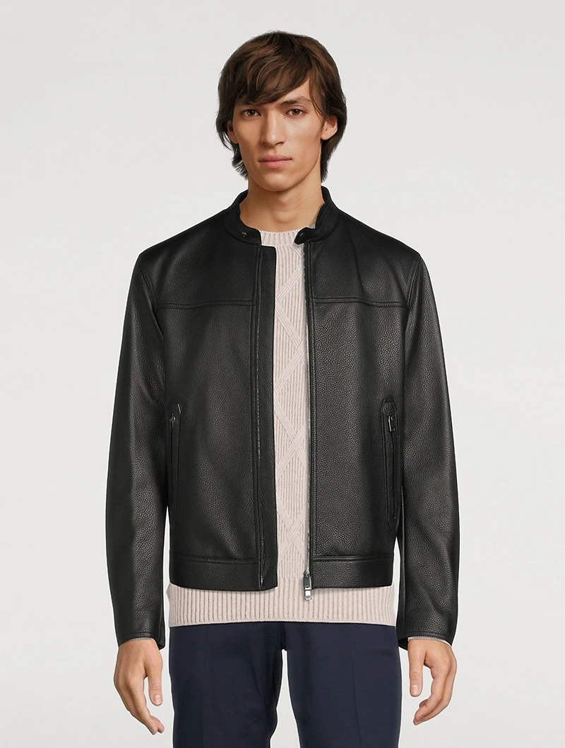 Leather Biker Jacket