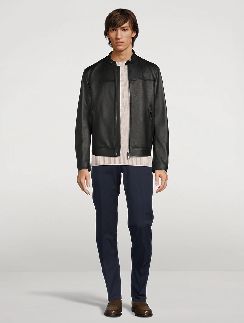 Leather Biker Jacket
