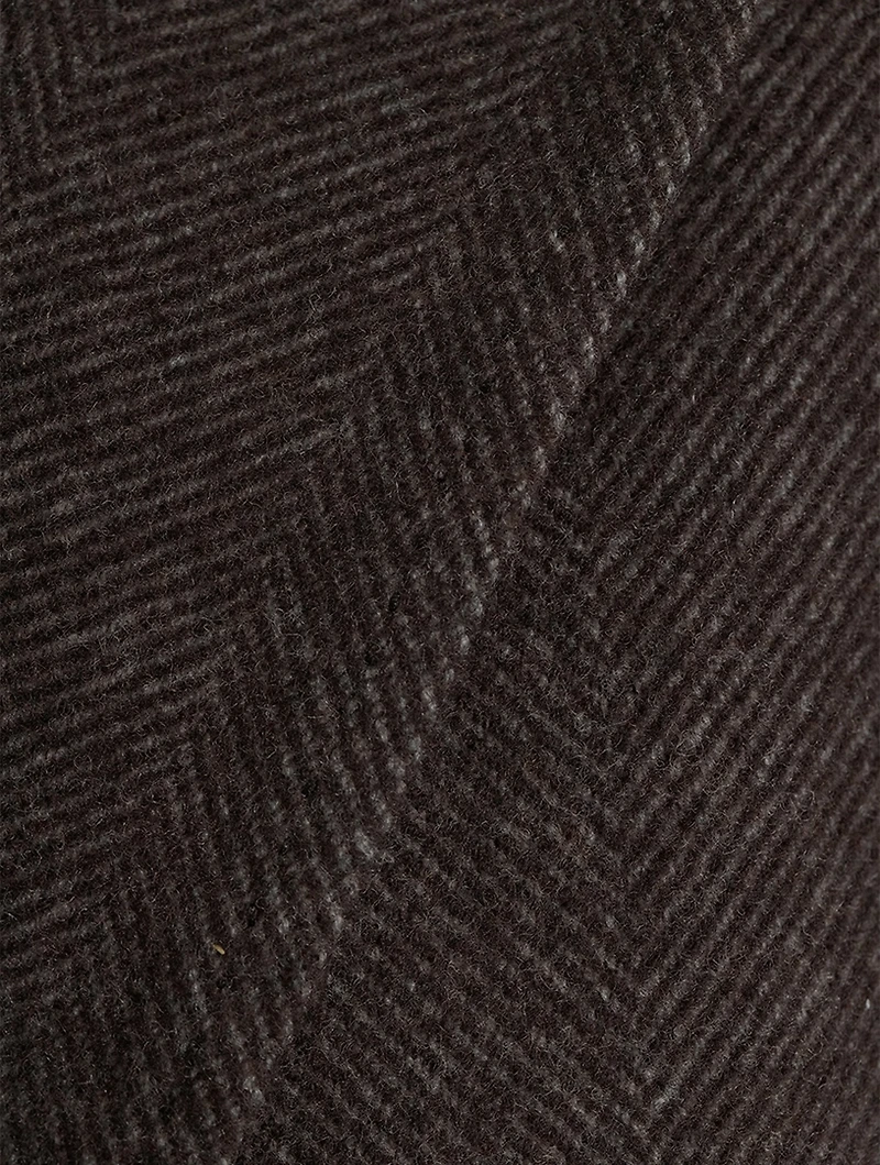 Solferino Virgin Wool Overcoat