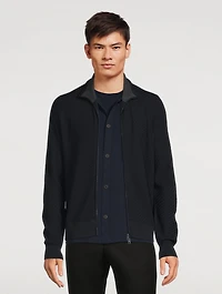 Wool And Cashmere Zip Sweater