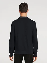 Wool And Cashmere Zip Sweater