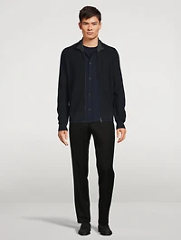 Wool And Cashmere Zip Sweater