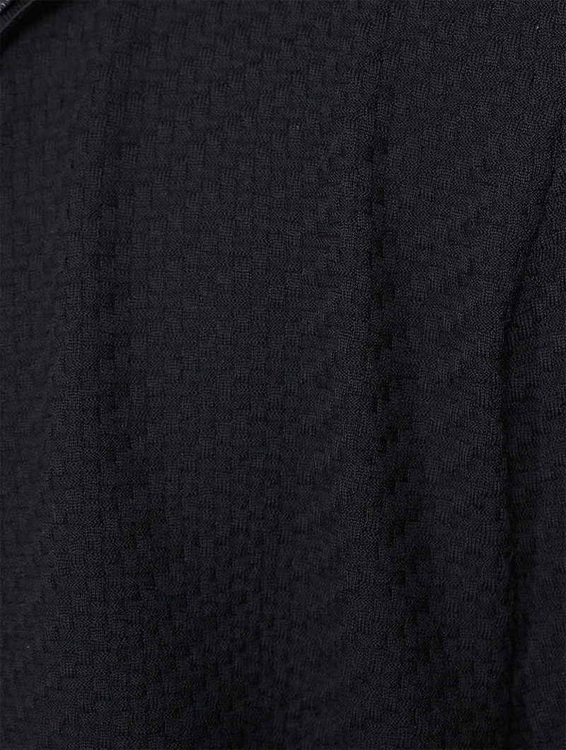 Wool And Cashmere Zip Sweater