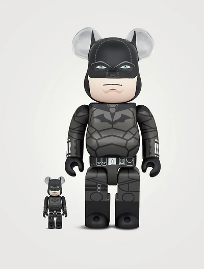 The Batman 100% & 400% Be@rbrick Set