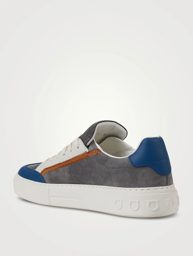 Gancini Suede Sneakers