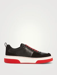 Leather Low-Top Sneakers