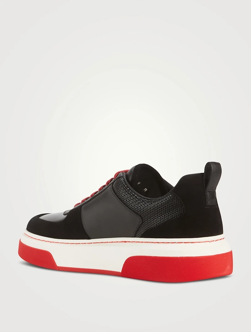 Leather Low-Top Sneakers