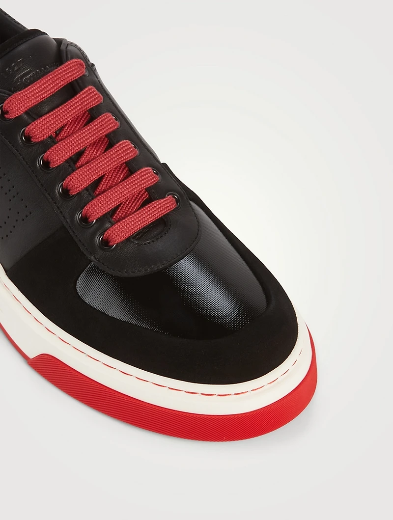 Leather Low-Top Sneakers
