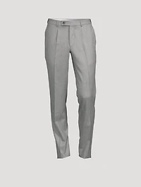 Yves Wool Slim-Fit Pants