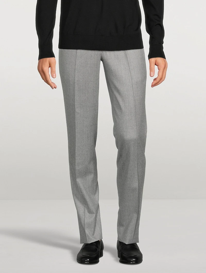 Yves Wool Slim-Fit Pants