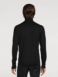 Montrose Wool Silk And Cashmere Turtleneck Sweater