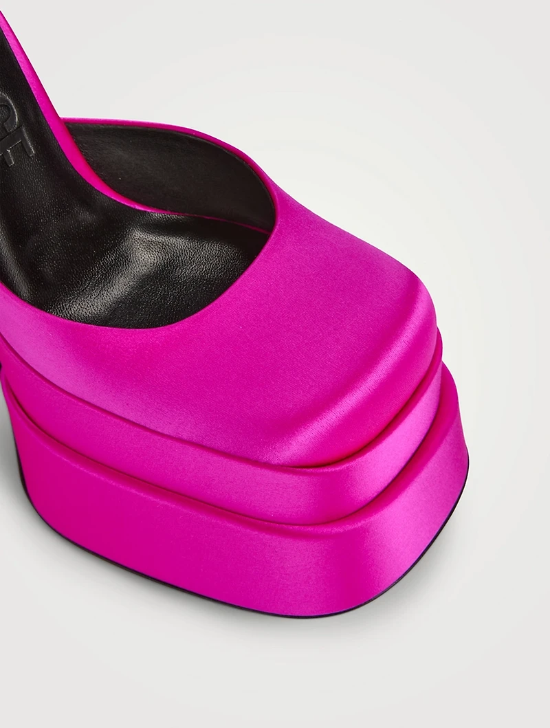 Medusa Aevitas Satin Platform Pumps