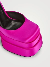 Medusa Aevitas Satin Platform Pumps