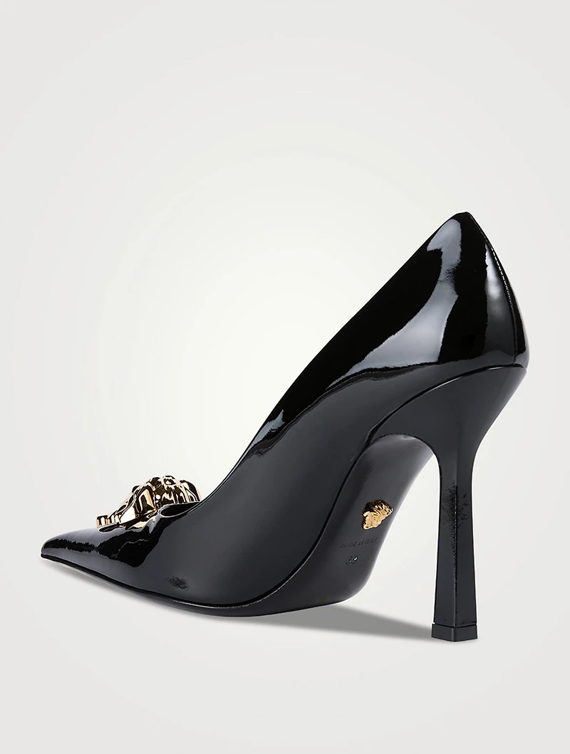 La Medusa Patent Leather Pumps