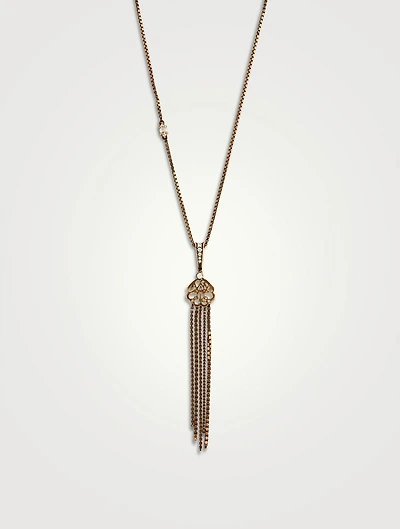 Seal Pendant Necklace With Crystals