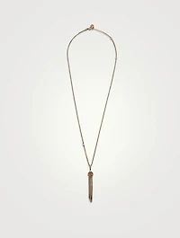 Seal Pendant Necklace With Crystals
