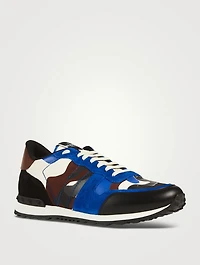 Rockrunner Leather Camouflage Sneakers