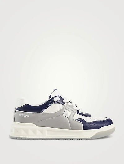 One Stud Leather Sneakers