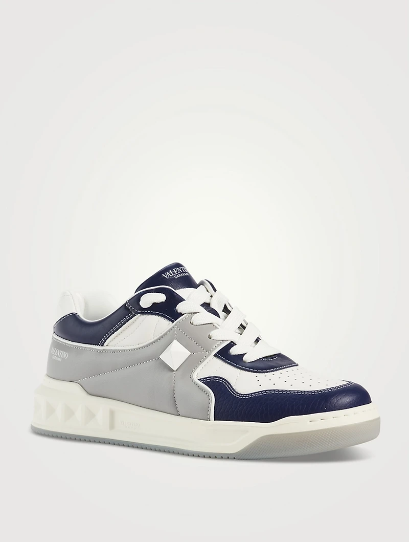 One Stud Leather Sneakers