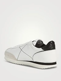 Stud Leather Sneakers