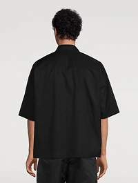 Cotton Short-Sleeve Shirt With Logo
