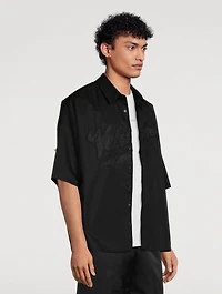 Cotton Short-Sleeve Shirt With Logo